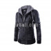 New! Black PU Leather Casual Hoodie Biker Jacket 